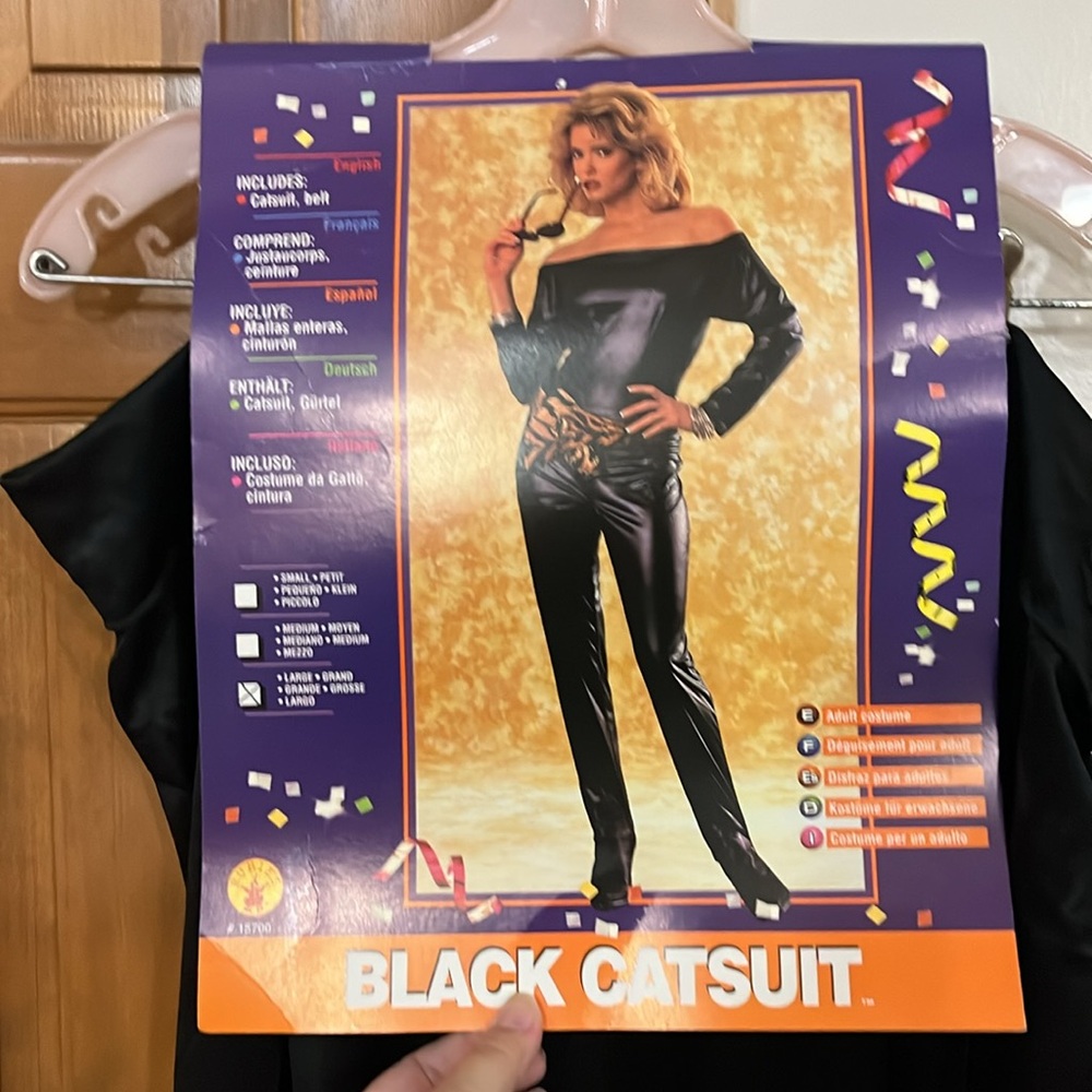 Catsuit costume with tags